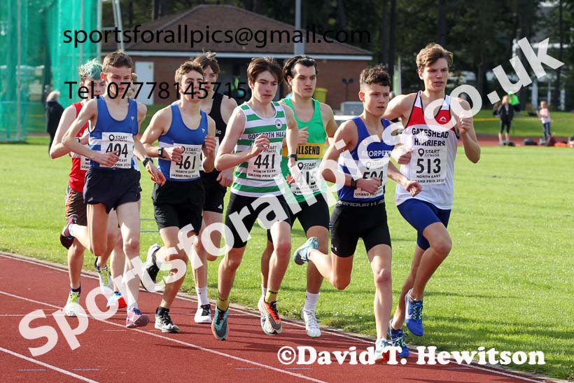 3000 metres, NECAA Open Meeting, Morpeth, Sunday, September 27th. David T. Hewitson/Sports for All Pics